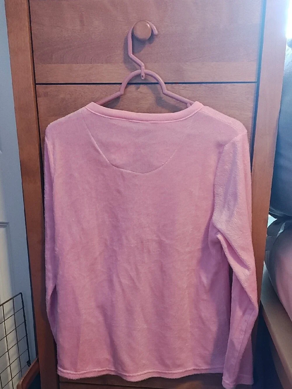 Just Love Pink Long Sleeve Henley Top